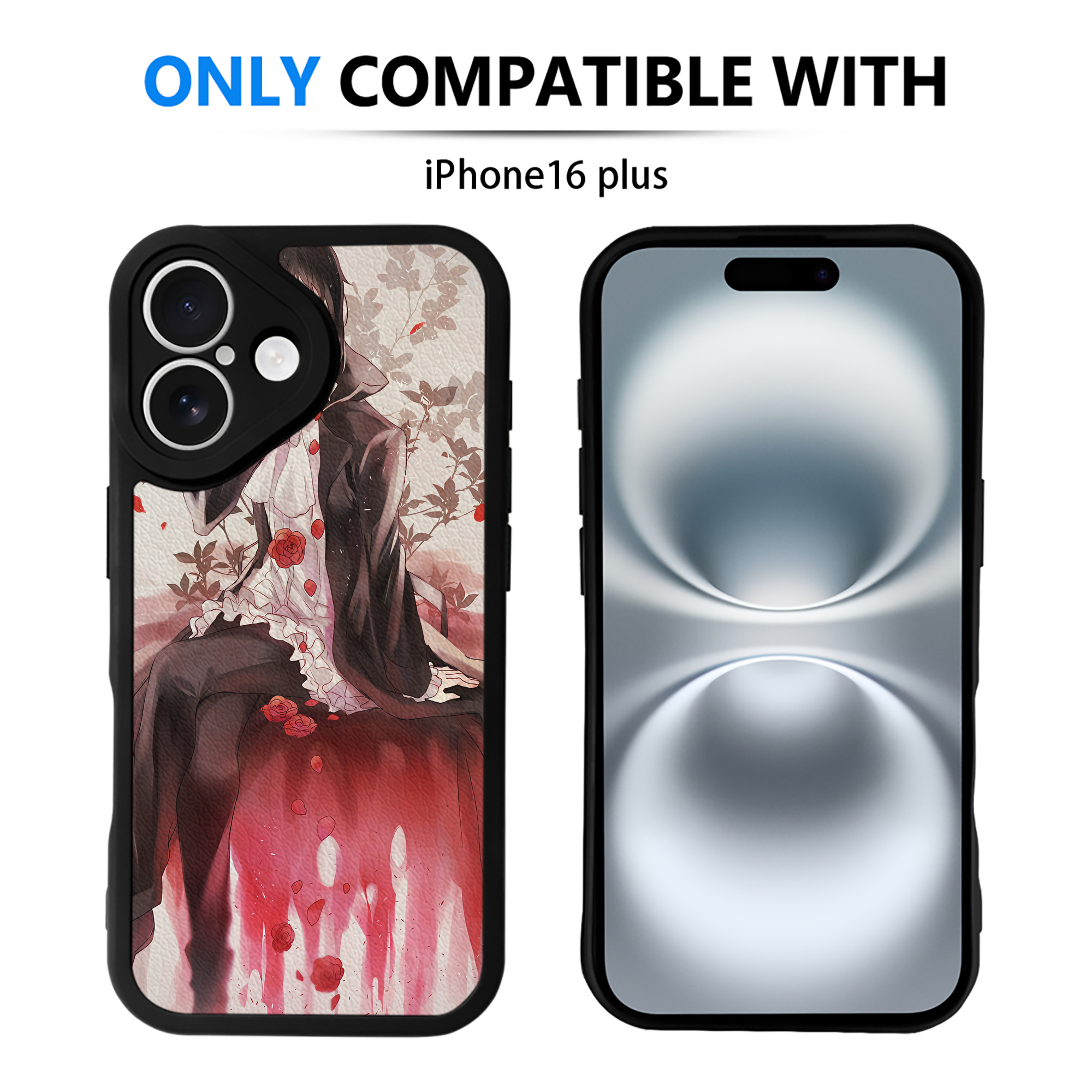 （画像用） 文豪ストレイドッグス Bungo Stray Dogs 【iPhone 16シリーズ対応】シリコンスマホケース（レザー調） 材質：シリコン